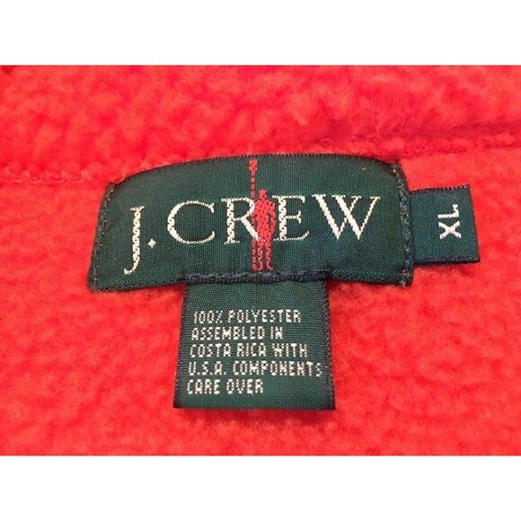 J Crew Red Fleece Vest - Picture 3 of 3